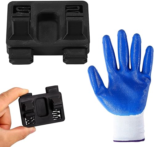 Dispositivo Saldatura a Filo Elettrico con 1 Paio Guanti, Supporto Morsetto Utensile Portatile Plastica Che Tiene Mano l'Elettrodo Potenza Accessori per Saldatura a Punti MIG TIG - Honorern