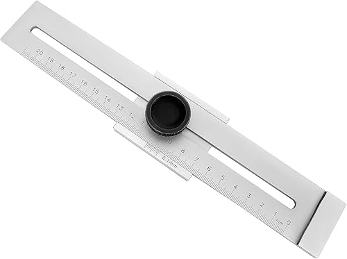 Calibro di marcatura di precisione, Tracciatore parallelo in acciaio al carbonio con scala incisa al laser - Campo di misura 300 mm - Honorern