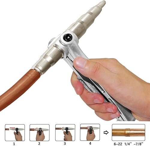 Espansore per tubi, strumento manuale di espansione del tubo, per 1/4 5/16 3/8 1/2 5/8 3/4 7/8 pollici - Honorern