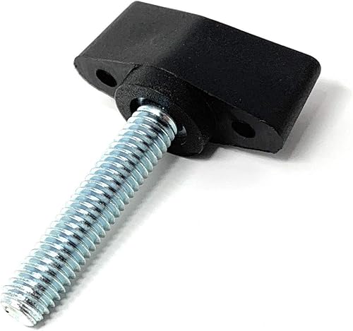 Design61 4 viti a battente in plastica con bulloni filettati in acciaio M5 x 29 mm - Honorern