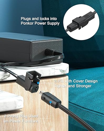 Trasformatore di alimentazione reclinabile, adattatore CA/CC 29V 2A Alimentatore di commutazione per sedia di sollevamento universale per Limoss OKIN con cavo anulare (cavo di alimentazione incluso) - Honorern