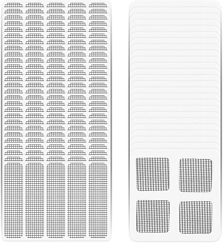 Set di Riparazione per zanzariera: Set di Riparazione per zanzariera da 50 Pezzi, Compatibile con Ventosa Premium, Dimensioni e Applicazione Flessibili - Honorern