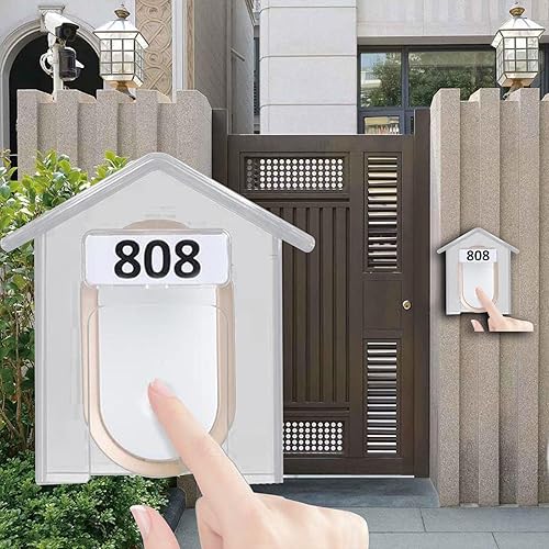 Gralara Campanello Copre Campanello per Campanello Senza Fili Copertura Antipioggia per Esterni - Honorern