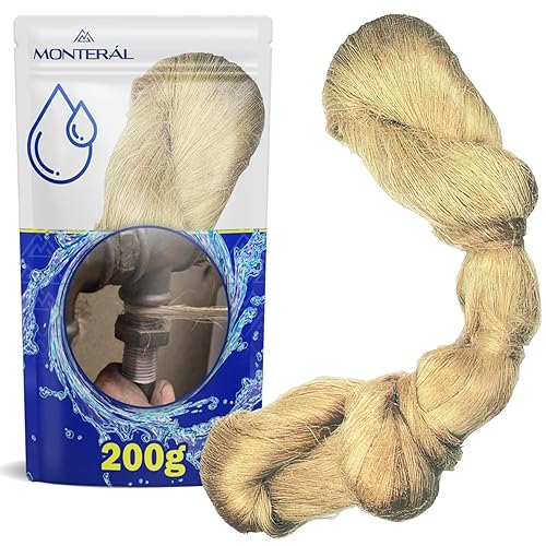 Canapa Idraulica Sigillante 200g per Connessioni Filettate nei Sistemi di Riscaldamento Acqua e Gas - MONTERAL - Honorern