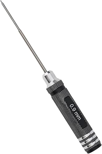 1 punta per cacciavite, HSS esagonale, cacciavite, per cacciavite modello RC, manico in alluminio antiscivolo (0,9 mm) - Honorern