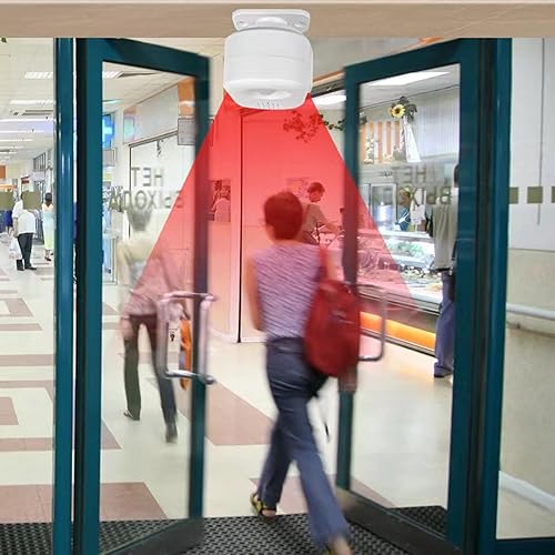 Campanello con sensore porta, campanello con sensore di movimento, Campanello per ingresso negozio per ufficio Sensore di movimento per campanello USB ricaricabile aziendale, Campanello con sensore di - Honorern