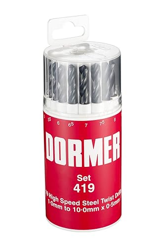 Dormer Jobber Drill Set, Set of 19 - Honorern