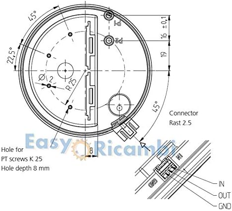 Trasduttore Pressione HUBA Control TDPUP3 8M 3-8 mbar 10.4 / 18V DC Temperatura Max 70°C - Honorern