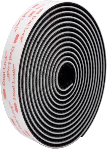 Nastro adesivo Dual Lock da 4 metri, sottile, extra forte, ad alte prestazioni, impermeabile, rimovibile, richiudibile, nastro di montaggio realizzato con 3M SJ3550 - Honorern