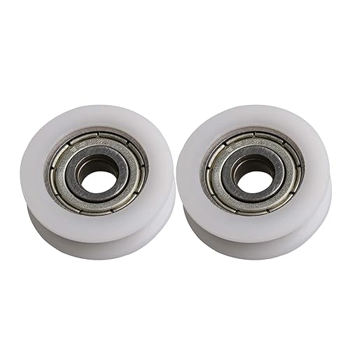 BQLZR 21x5x7mm 625ZZ U-tipo di guida a sfere con cuscinetti a sfere Puleggia Ruote 67KG portanti per porta finestra Stampante per armadietto Confezione da 4 - Honorern