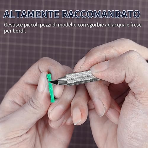 stedi Model Scriber, Lame in Acciaio Al Tungsteno Da 0,15 mm, Per Modellismo Hobbystico, Modello in Scala Rg, Kit Di Modellismo Gundam, Per Incidere Linee, Incisioni, Linee Di Pannelli, Resina - Honorern