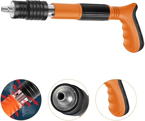 Set di Attrezzi per Chiodatura Manuale Mini Nailer, Kit di Attrezzi per Fissaggio con Chiodatrice Pneumatica, Chiodatrice Pneumatica Regolabile per Pareti In Cemento per Lavori di Falegnameri - Honorern