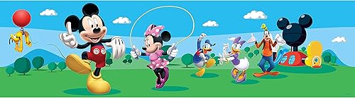 Wall Border-Autoadesivo, Carta, Colorful, 500 x 10 cm - Honorern