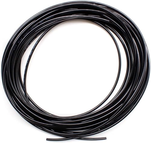 Tubo Pneumatico, Lunghezza 10 Metri (32,8 Piedi) Tubo Dell'aria in Poliuretano Diametro Esterno 4 mm/Diametro Interno 2,5 mm Per Utensili Pneumatici Tubo Flessibile Dell'aria in PU(Nero) - Honorern