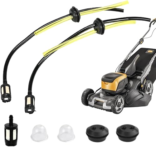 7 pezzi Tubi Serbatoio Decespugliatore Filtro Benzina,Decespugliatore Tubo Carburante,Filtro Benzina Universale Kit,Kit Tubo Filtro Serbatoio Carburante con Guarnizioni,Per Tagliasiepi - Honorern