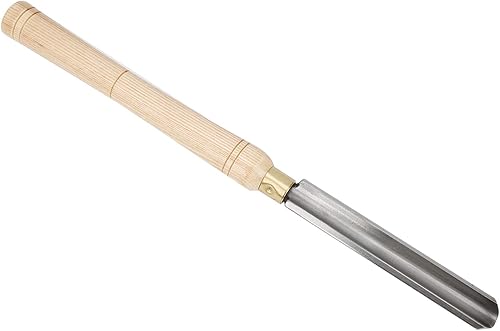 Scalpello per Tornio per la Lavorazione del Legno, Scalpello per Tornio in Acciaio ad Alta Velocità da 25mm, Sgorbia per Sgrossatura, Utensili Manuali per Tornitura del Legno per Tornitura del Legno - Honorern