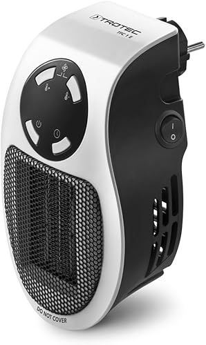 TROTEC Termoventilatore a presa TFC 1 E | timer 1-12 ore | 500 watt | 15 a 30°C - Honorern