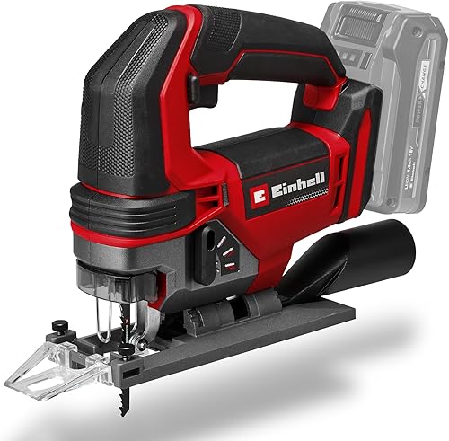 Einhell Professional seghetto alternativo TE-JS 18/100 Li-Solo Power X-Change (18 V, profondità taglio 100 mm su legno, altezza sollevamento 26 mm, passo max. 45º, incl. lama, senza batteria) - Honorern