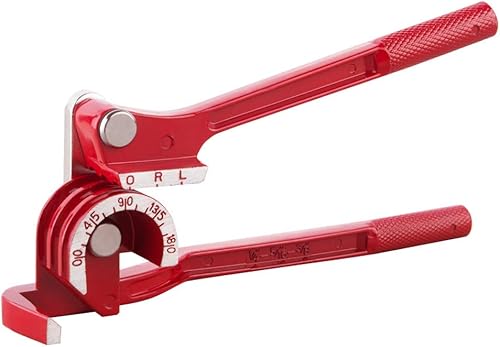 Wostore Piegatubi a 180 gradi per 1/4 5/16 e 3/8 di pollice in rame alluminio sottile acciaio inossidabile rosso - Honorern