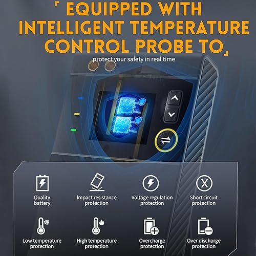 Saldatrice a Punti, SWM-10 5000mAh Puntatrice per Batterie Saldatrice a Punti per Batterie con Foglio di Nichel e Aghi di Ricambio per Batteria Fai da Te(Nero) - Honorern