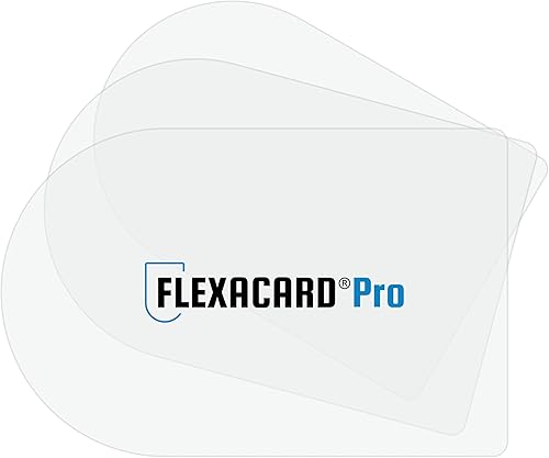 Porta con carta: Flexacard®Pro | Grandi schede di apertura per porte | Originali | 3 pezzi | 0,35 mm di spessore | Strumento di apertura della porta | Carte chiave professionali | Riutilizzabili - Honorern