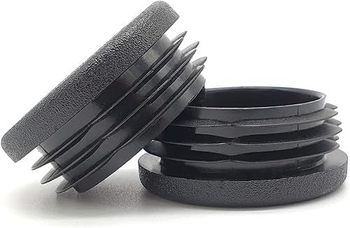 16 feltrini per tubi rotondi, diametro 40 mm, colore nero - Honorern