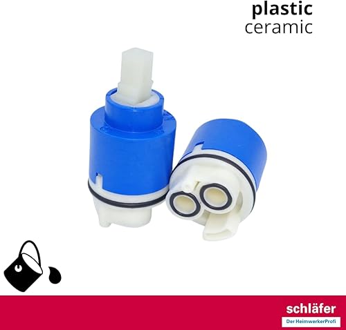 480068 Schläfer | Cartuccia di ricambio miscelatrice universale in ceramica di tipo convenzionale monocomando da K-35D mm. - Honorern