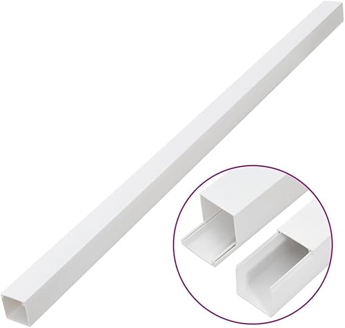 vidaXL Canalina per Cavi 60x40 mm 10 m in PVC - Honorern