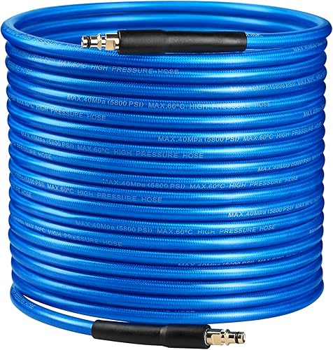 Tubo di ricambio per idropulitrice ad alta pressione da 30 m per Karcher K2 K3 K4 K5 K6 K7, kit di pulizia di scarico con connettore rapido blu 180 bar - Honorern