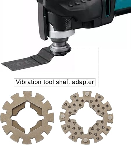 The Lord of the Tools 3 Pezzi Adattatore Per Albero Utensile Oscillante Compatibile Con Bosch Compatibile Con Fein Compatibile Con Multimaster Compatibile Con Makita Adattatore 25,1x3,1mm - Honorern