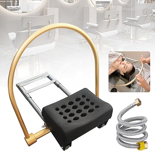 Telaio per Attrezzatura per Spa per la Testa, Supporto per Circolazione Dell'acqua Head Spa Terapia dell'Acqua Portatile Accessori Telaio di Uscita dell'Acqua a Cascata Regolabile Trattamento dei Cape - Honorern