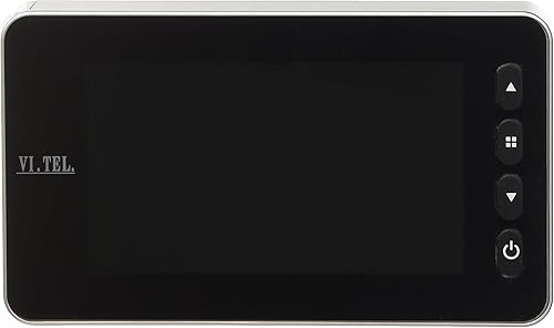 E0393 12 Spioncino Digitale, Silver - Honorern