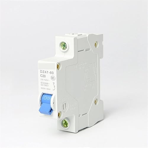 DZ47-60 1P AC 230V/400V Interruttore Automatico miniaturizzato Tipo di Rilascio elettromagnetico 4 Pezzi(60A) - Honorern