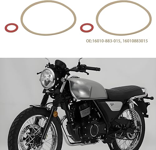 8 Pezzi Guarnizione Vaschetta Carburatore OE 16010-883-015 16010883015 Compatibile con Honda G150 G200 G300 G400 GC135 GC160 GC190 GCV135 GCV160 GCV190 GS160 GSV190 GV150 GV200 GV400 - Honorern