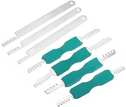 7pcs Pettine Pick Strumento per Serrature in Acciaio Inossidabile per Serrature da casa - Honorern