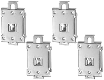 4 Pezzi Morsetto Relè a Stato Solido Per Staffa di Montaggio su Guida DIN da 35 mm con viti Staffa di Montaggio su Guida DIN per Montaggio relè - Honorern