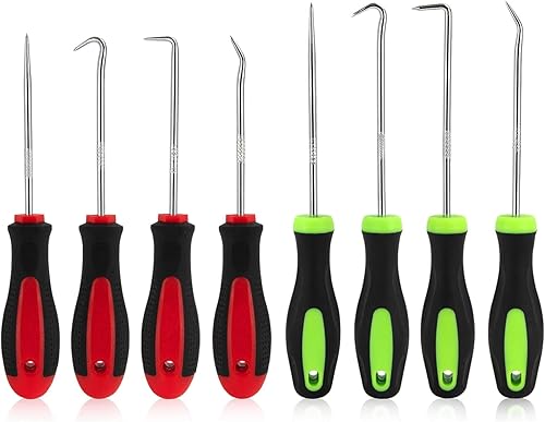 Rimozione del Paraolio, 8 Pezzi Gancio di Prelievo di Precisione Strumenti di Riparazione Automatica per Riparazioni Auto e Altre Manutenzioni Meccaniche - Honorern