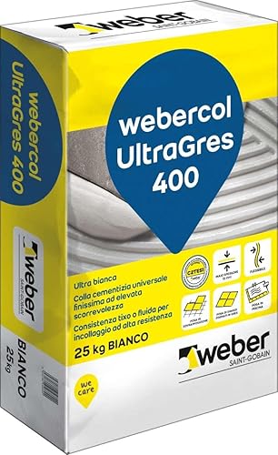 Adesivo cementizio webercol Ultragres 400 (25kg, grigio) - Honorern