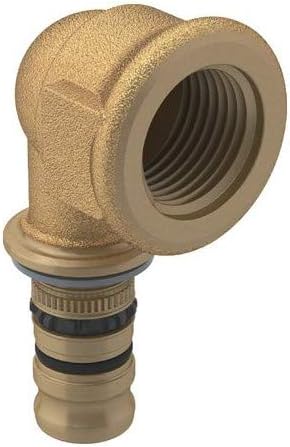 Geberit 611.256.00.5 Mepla Gomito a Pressare 90 Gradi Femmina, Grigio - Honorern