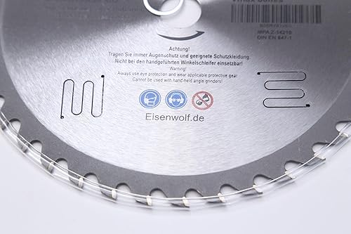 Lama per sega circolare di alta qualità, 205 x 20 mm, 40 denti, per legno - Honorern