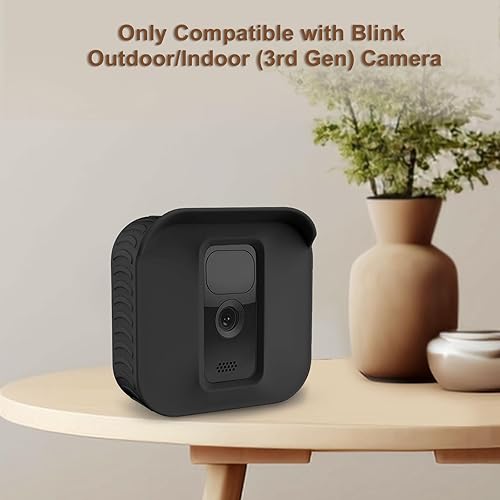 MOSISO Copertura Silicone Compatibile con Blink Telecamera Esterna,Confezione 3 Custodie Protettive Silicone Anti-intemperie per Telecamera di Sicurezza per Interni ed Esterni, Bianco - Honorern