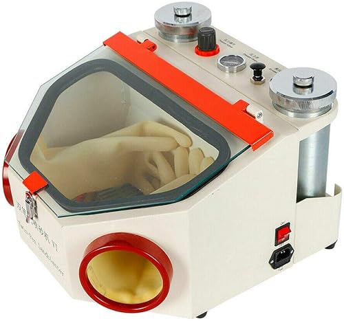 Pistola professionale per sabbiatura, sabbiatrice, tecnologia dentale, potenza  50 W, doppia penna, sabbiatrice, strumenti dedicati trasparenti e visibili, 220 V - Honorern