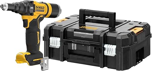 DeWALT Pistola a rivetto a batteria DCF403NT-XJ 18 V, rivettatrice cieca, rivettatrice da 2,4 a 4,8 mm, potenza di attuazione 10 kN - Honorern