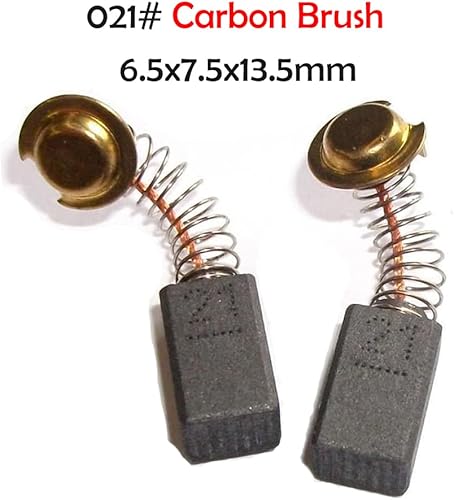 20 spazzole in carbone per motore, ricambio per smerigliatrice angolare elettrica, 043# (7 x 11 x 18 mm), spazzole di carbone per utensili elettrici - Honorern
