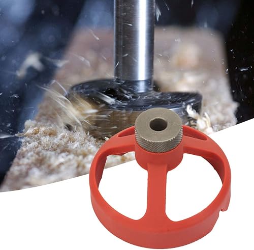 Punzonatrice per la Lavorazione del Legno Apparecchio Verticale Guida per Trapano Guida per Trapano per Fori Diritti 5/6/7/8/9/10 Mm(rosso) - Honorern