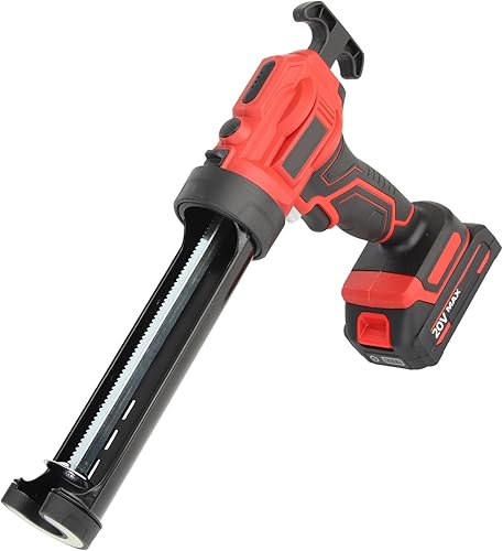 Pistola per Silicone Senza Fili, Pistola Elettrica per Adesivo con Batteria Al Litio Ricaricabile, Flusso Luminoso LED 400-450LM e Temperatura Colore LED 6000-6500K (Spina europea) - Honorern