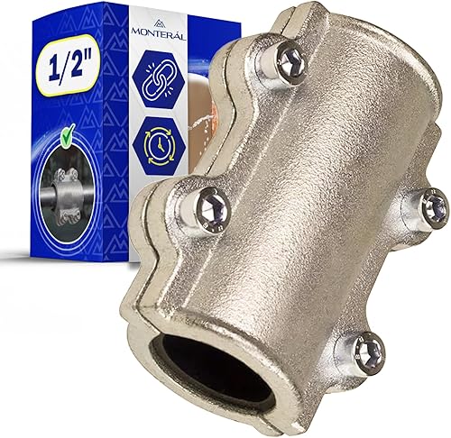 Collare Tubi in Acciaio 1/2' per la Riparazione - Garanzia di 10 Anni - MONTERAL - Honorern