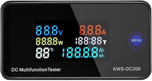 Voltmetro digitale DC Voltmetro digitale Amperometro KWS DC200 50A LCD Display Energia di potenza Multimetro senza batteria - Honorern