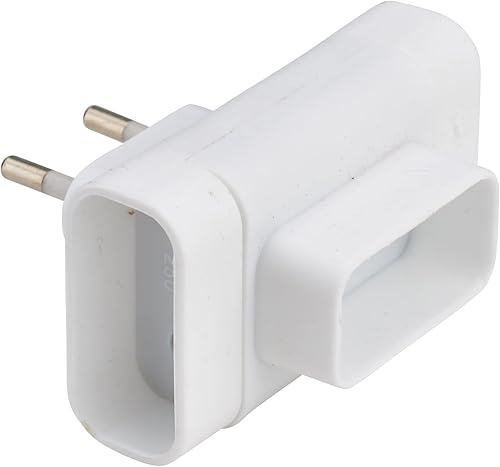 714780 - Presa tripla a 2 poli da 6 A, colore: bianco - Honorern