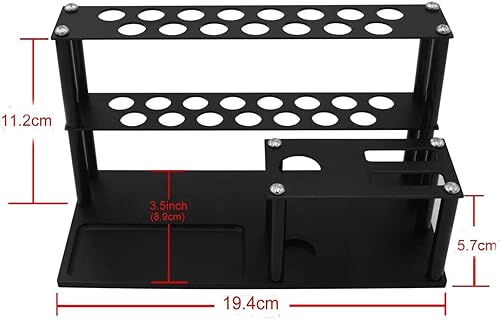 Cacciavite Organizzatori Cacciavite Storage Rack per Hex Cross Screw Driver RC Strumenti Kit Organizzatori 18 Fori Multifunzione Acrilico Tool Stand - Honorern